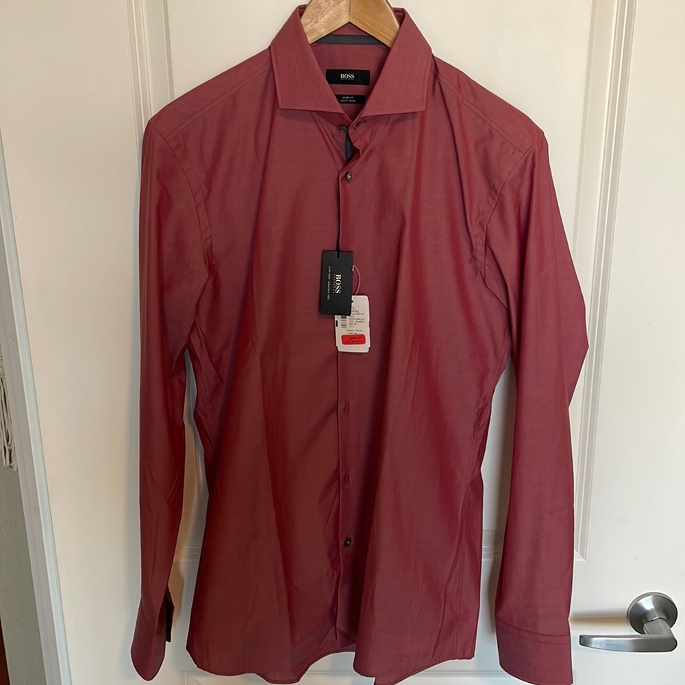 NWT Hugo Boss Slim Fit Dress Shirt
